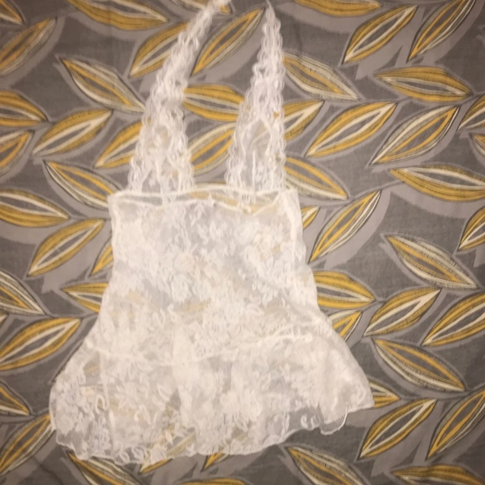 Victoria’s Secret lingerie white lace XS